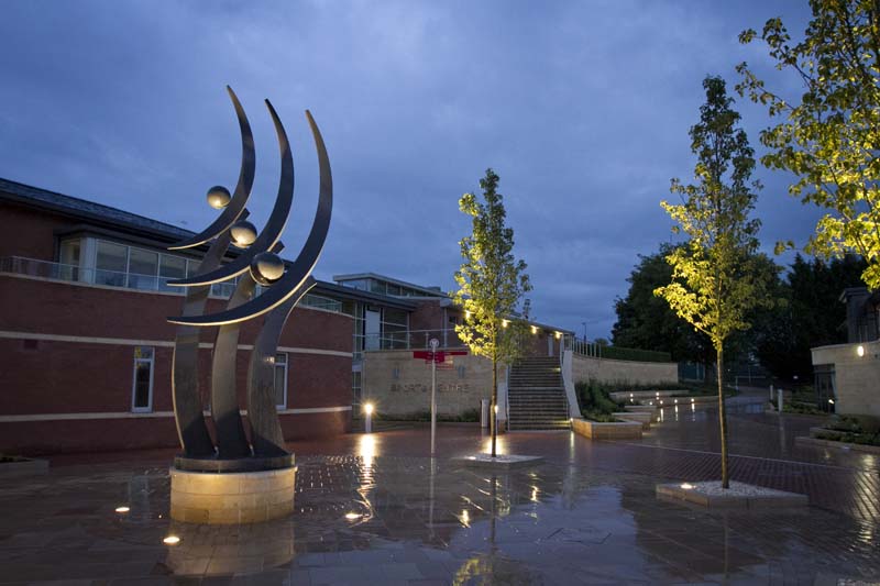 Entrance to the Sports Centre
